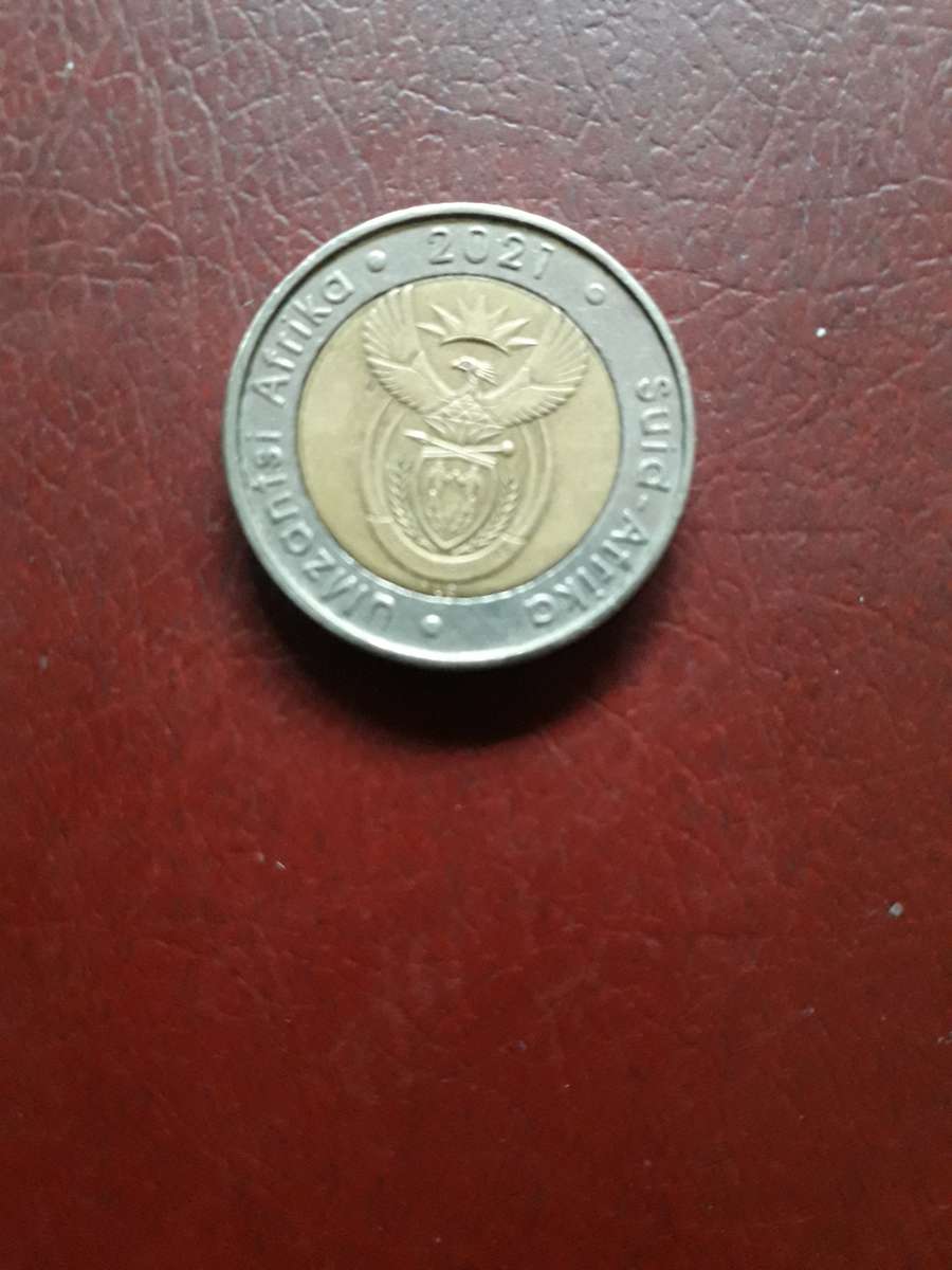 RSA  5 Rand  2021  SA Reserve bank  100 yrs