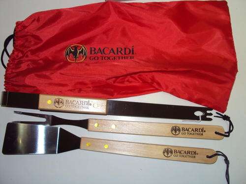 Bacardi Braai Set.