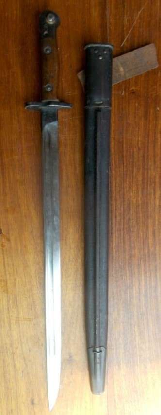 Bayonet J Chapman  1907.