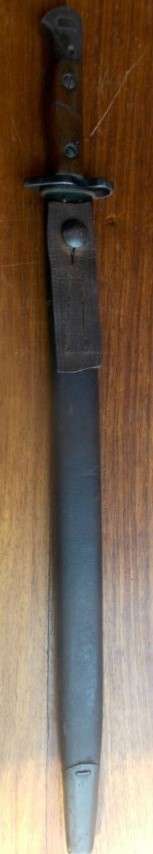 Bayonet J Chapman  1907.