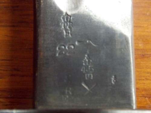 Bayonet J Chapman  1907.