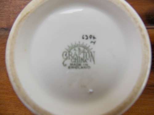 Sugar Bowl: Grafton Bone China