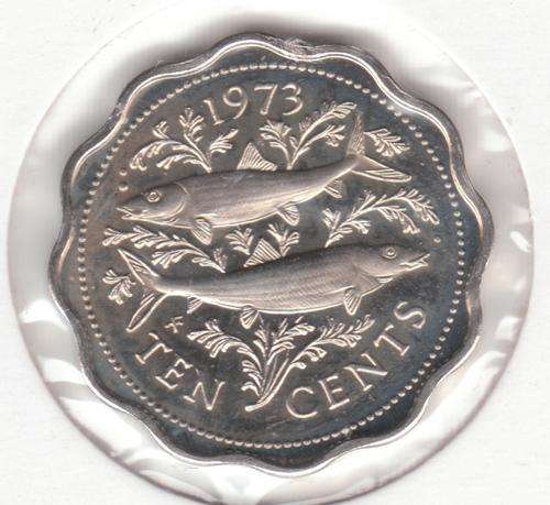 1973 Bahamas 10c Proof