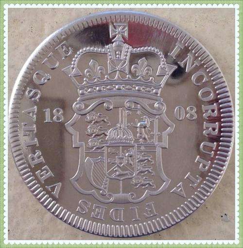 1808 - Patina Retro Proof Crown - Aluminium Bermuda Crown