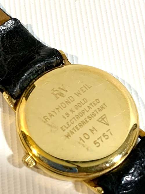 Raymond Weil 18k Gold Plated Ladies Watch