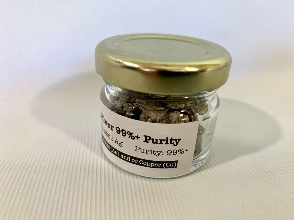 8.3 grams Chemically Refined Silver (Ag) Minimum 99% Purity