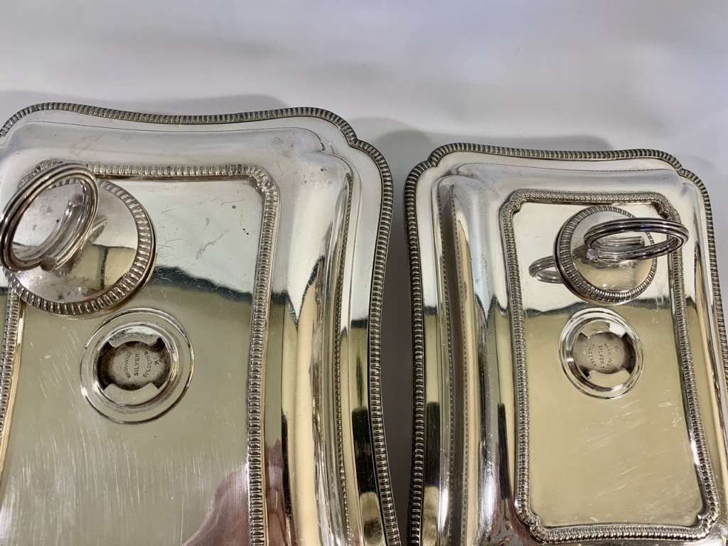 2 x Matching Silver Plated Tureens