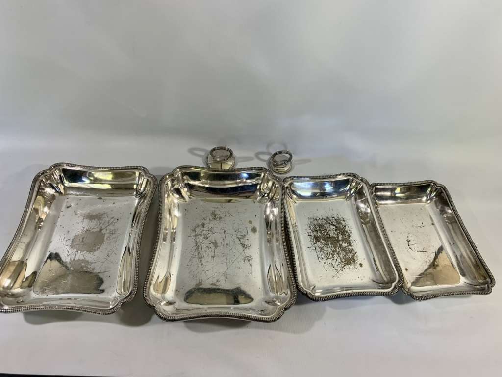 2 x Matching Silver Plated Tureens