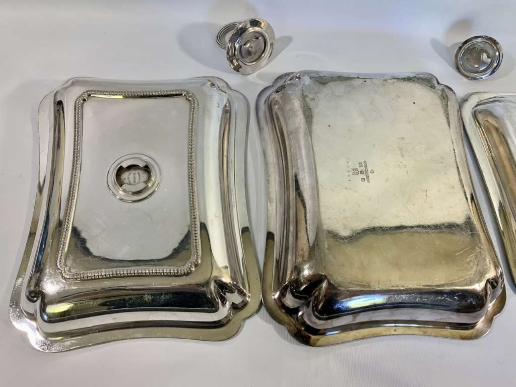 2 x Matching Silver Plated Tureens