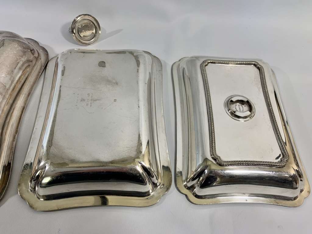 2 x Matching Silver Plated Tureens