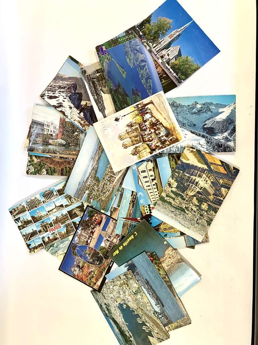 Extra Large Collection of International Postcards