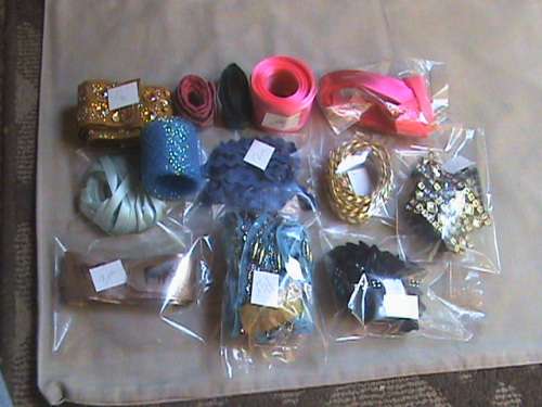 Pieces of ribbon random x 13