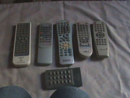 Old remotes x 6
