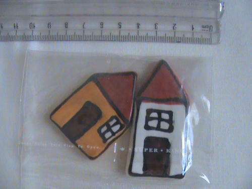 mosaic insert 2 houses