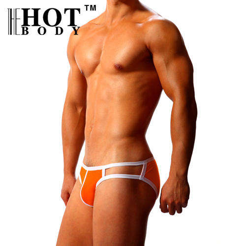 HOTBODY Mens Low Rise Sexy Hot underwear Bikini Brief