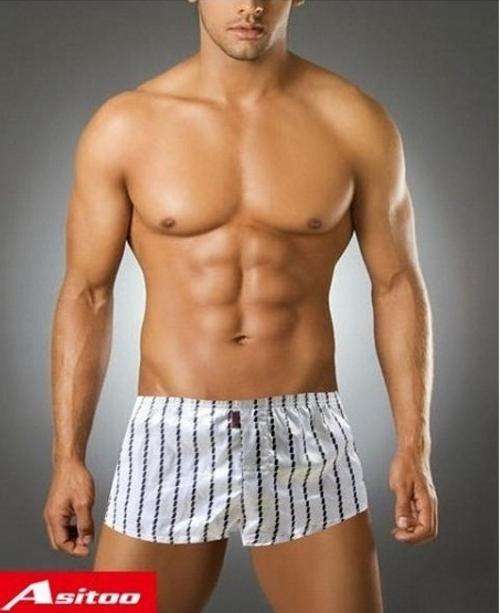 SEXY Men's Asitoo Satin Boxer Underwear