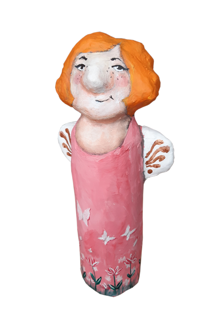 Angel in pink dress - on clearance sale now