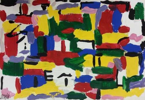 A million and one ideas - Watercolors & Acrylics on paper - Abstract Art