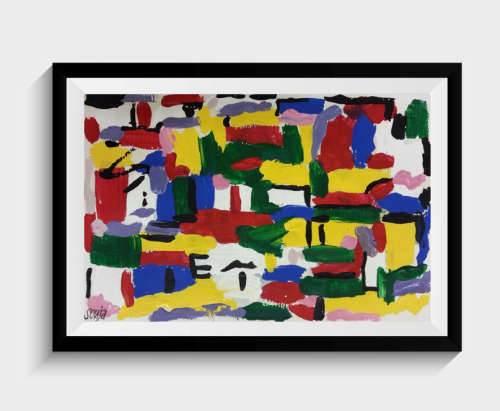 A million and one ideas - Watercolors & Acrylics on paper - Abstract Art