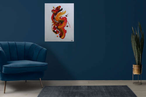 Joined - Acrylics on canvas board - Abstract Art