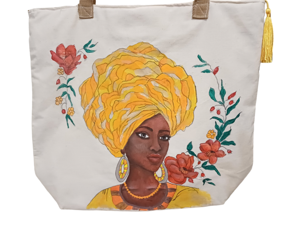African Lady I Canvas Tote Bag