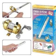 New "The worlds SMALLEST Fishing Rod In A Pen Case.