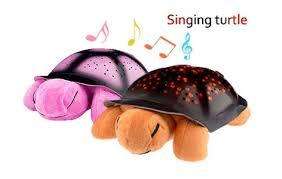 SPECIAL!! Musical Sea Turtle Nightlight-Excellent Sleep Aid ! Pink, Blue and Brown available