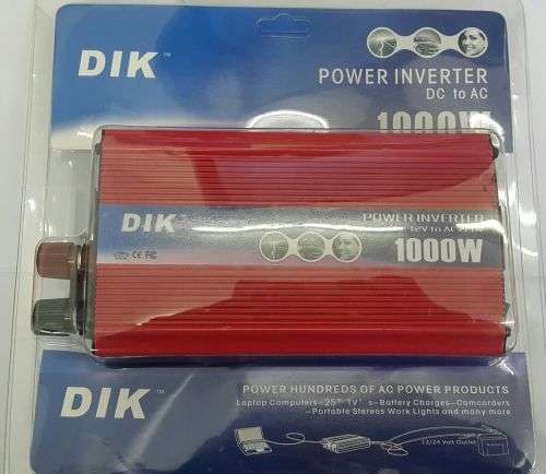 1000W DIK INVERTER | 12V DC TO 220V AC INVERTER | MODIFIED SINE WAVE