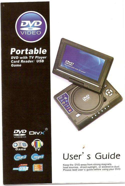 7.8 Inch Portable DvD,TV Player with Swivel Screen The Best Gift !!