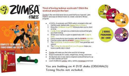 Zumba Fitness DVD's