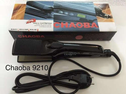 New Chaoba Professional Hair Straightener And Styler - Cb-9210- LCD Flat Hair Iron