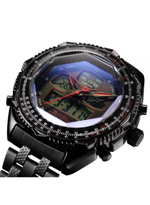 Brand New and Authentic  Shark Eight Gill Stainless Steel Sports Watch