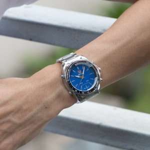 Authentic Brand New MAKO SHARK Men's Army Japan Quartz Analog Digital LED Sport Wrist Watch