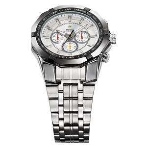 Authentic Brand New WEIDE Silver Stainless Steel Men's Military Sports Quartz Watch