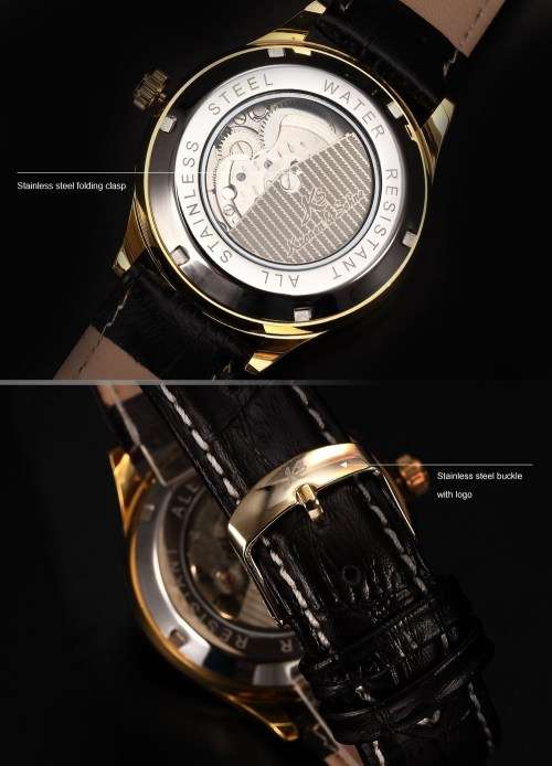 Authentic Brand New KS Luxury Automatic Mechanical Date Day Calendar 24 Hours Elegant Sport Watch