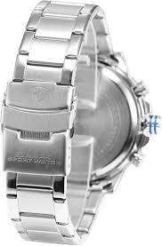 Authentic Brand New Men's "Winghead shark" Digital/Analog Quartz Day/Date/Alarm Stainless stee