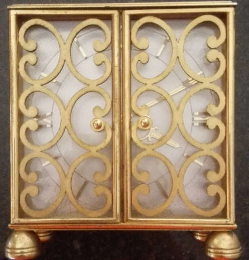 Rare Antique Imhof Clock - 15 Jewels Recently Serviced