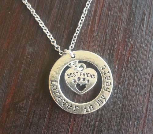 Forever in my Heart Best Friend Necklace