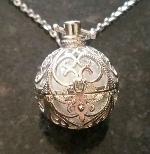 Angel Caller Necklace with white chime - Free Chain