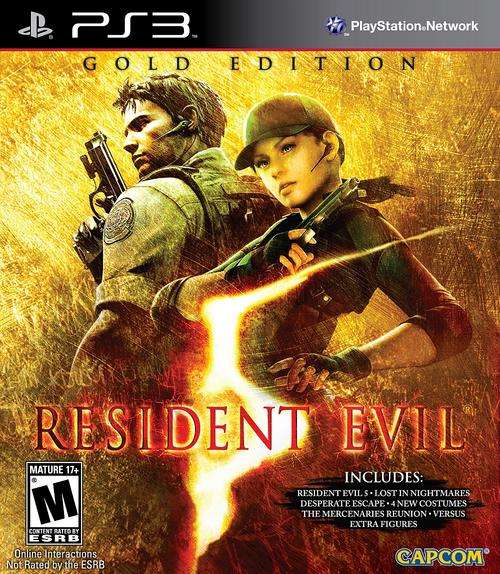 Resident Evil 5 Gold Edition PS3(EXCELLENT CONDITION