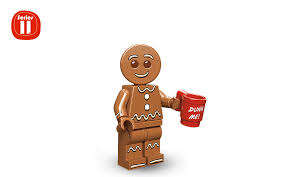 Lego minifigure Series 11 No 6 Gingerbread Man