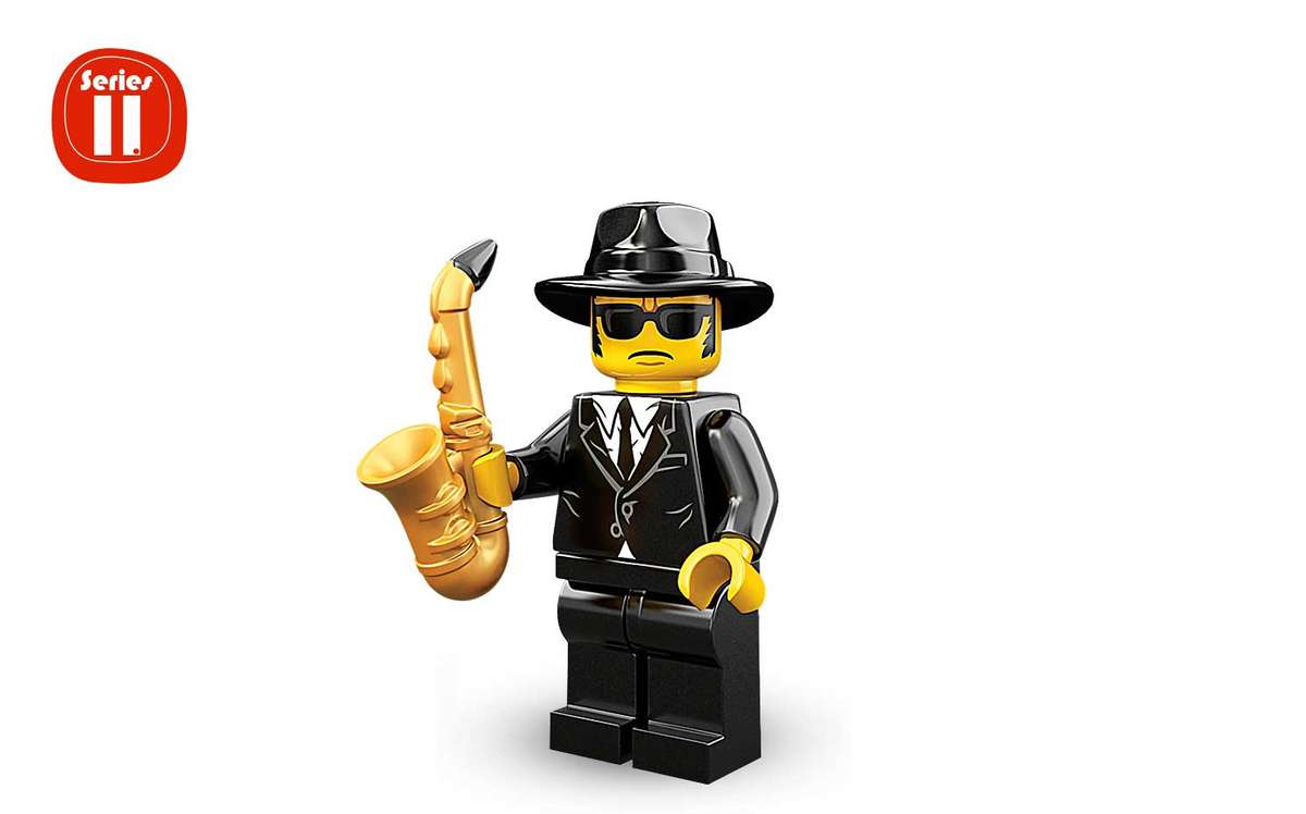 Lego minifigure Series 11 No 12 Saxophone Player