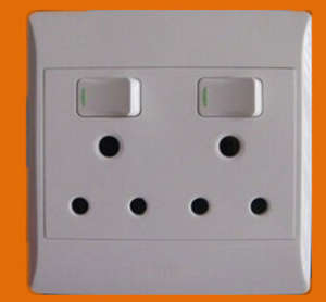 DOUBLE WALL PLUG OUTLET SOCKET
