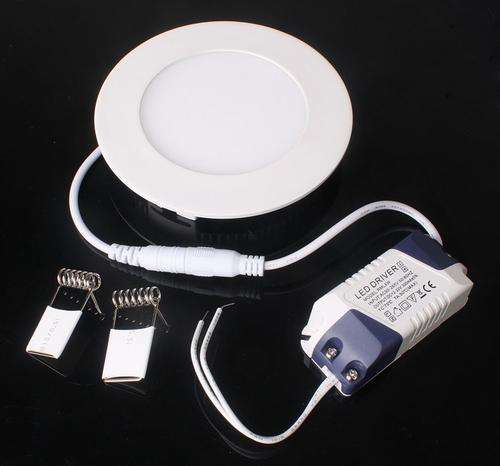 9w Recessed LED Panel Light - Round