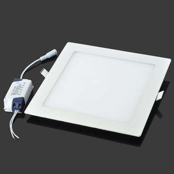12w Recessed LED Ceiling Panel Light - Square