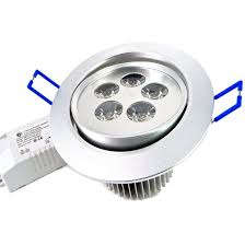 5W LED TILT Downlight 220V Complete Fitting