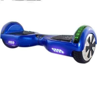 6.5inch Hoverboard BLUE Classic with Bluetooth speaker + Flashing LED's