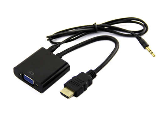 HDMI to VGA CONVERTER ADAPTER + AUDIO