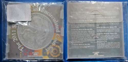 ## Still Sealed 2011 South Africa UNC Set ##