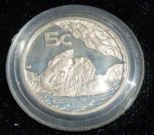 ## 2002 Silver Wildlife series The Elephant 5 C ## Mintage 250